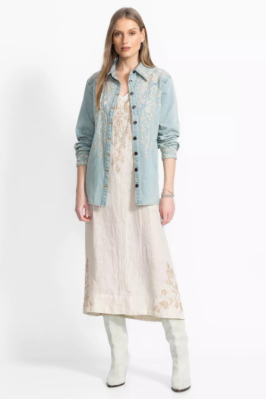 Johnny Was Women LINEN TANK DRESS