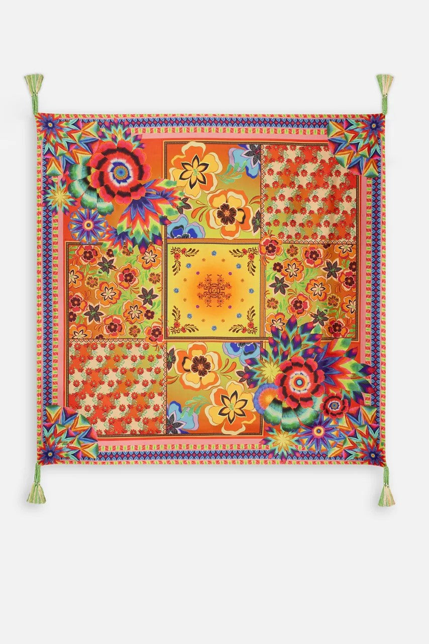 Johnny Was Women TIEDYE SILK SCARF