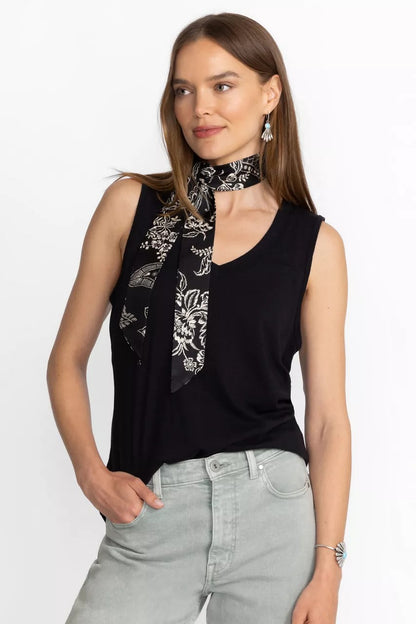 Johnny Was Women PEALIM BLOOM SILK SCARF