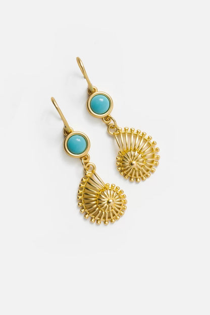 Johnny Was Women SEASCAPE SHELL DROP EARRINGS