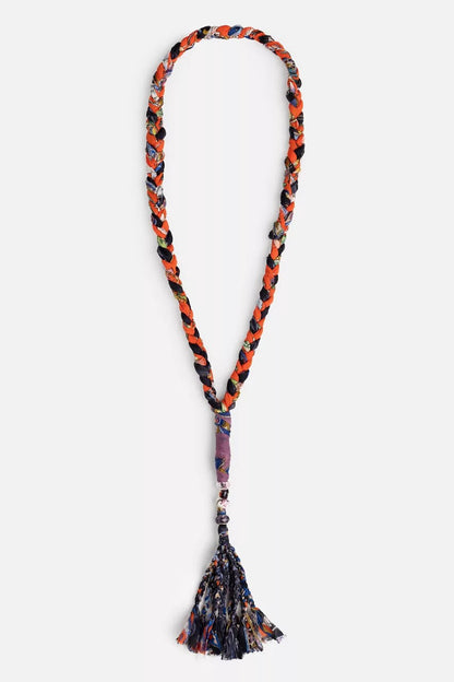 Johnny Was Women BRAIDED CRYSTAL NECKLACE