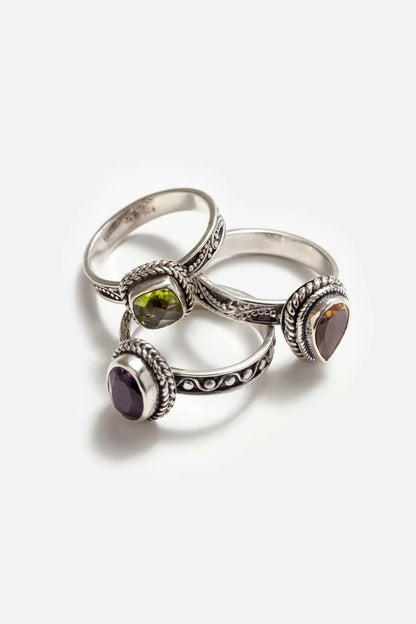 Johnny Was Women PERFECT PRISM STACKABLE RING SET