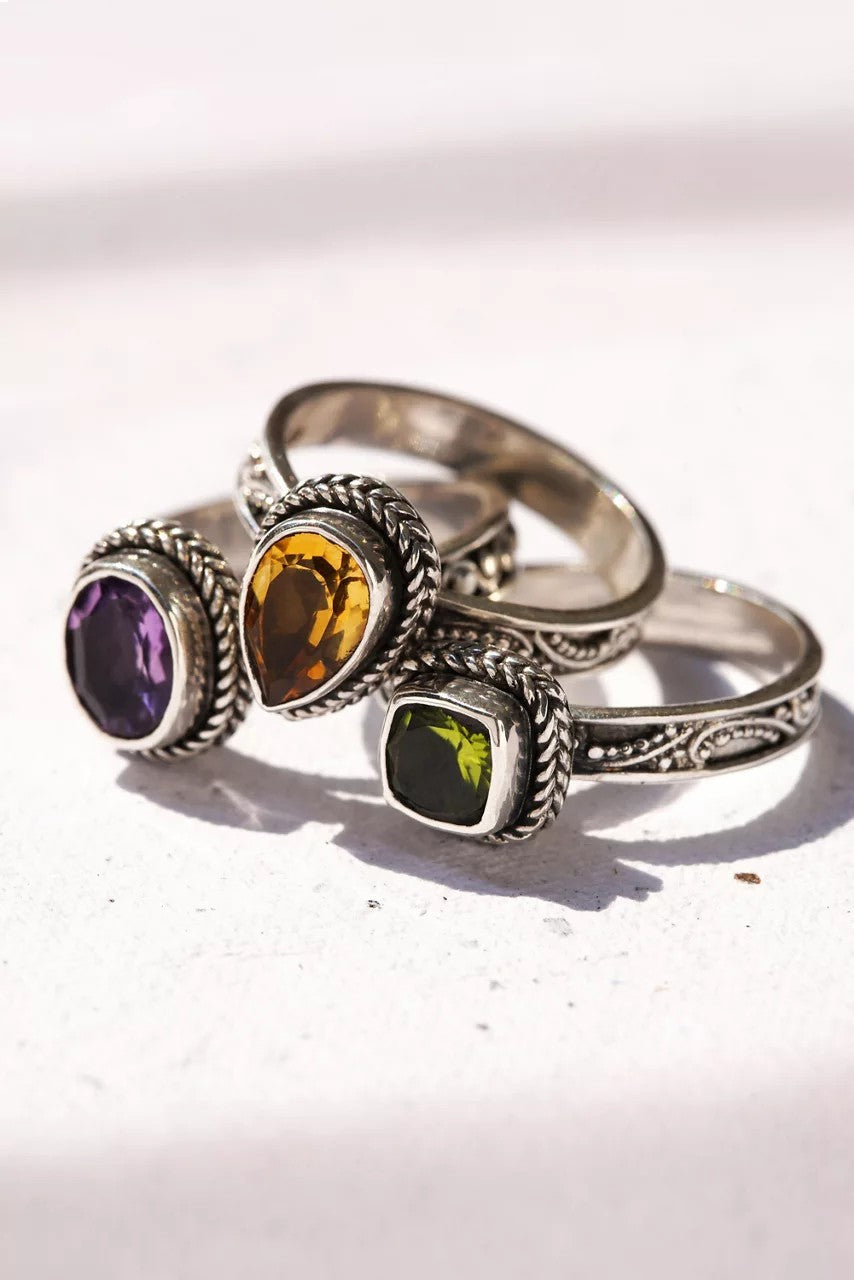 Johnny Was Women PERFECT PRISM STACKABLE RING SET