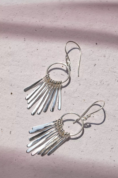 Johnny Was Women FEATHER CASCADE EARRINGS