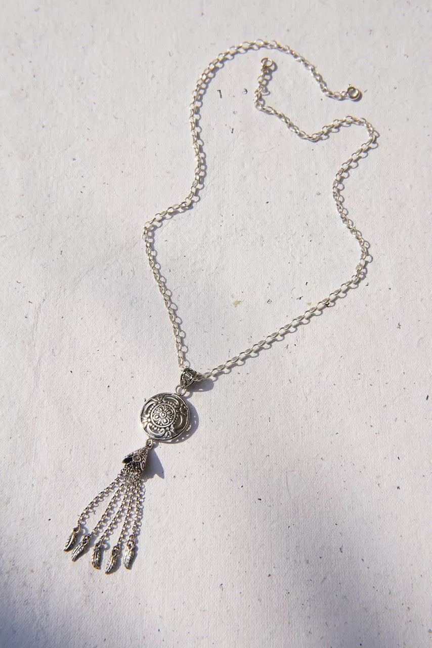 Johnny Was Women FLOWER BELL NECKLACE
