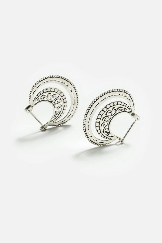 Johnny Was Women AMAZING CURVE HOOP EARRINGS