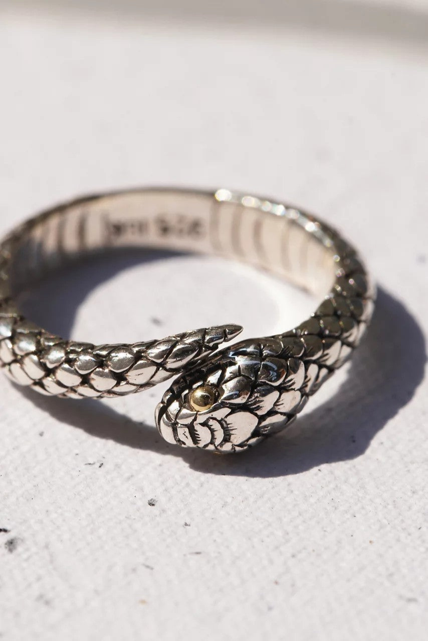 Johnny Was Women EARTH SERPENT RING