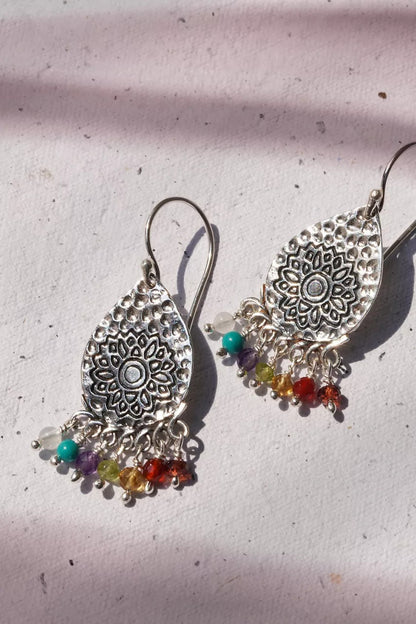 Johnny Was Women CHAKRA DROP DANGLE EARRINGS