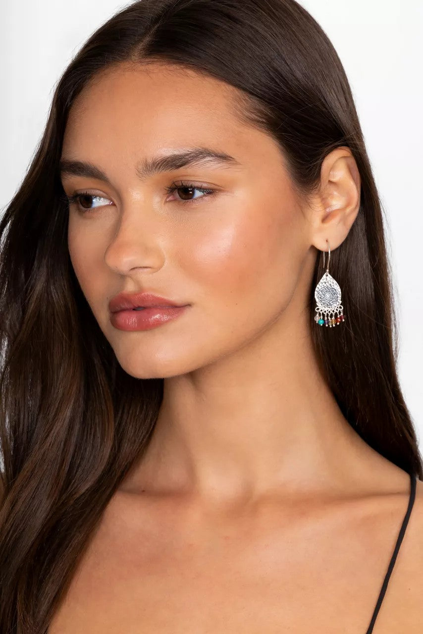 Johnny Was Women CHAKRA DROP DANGLE EARRINGS