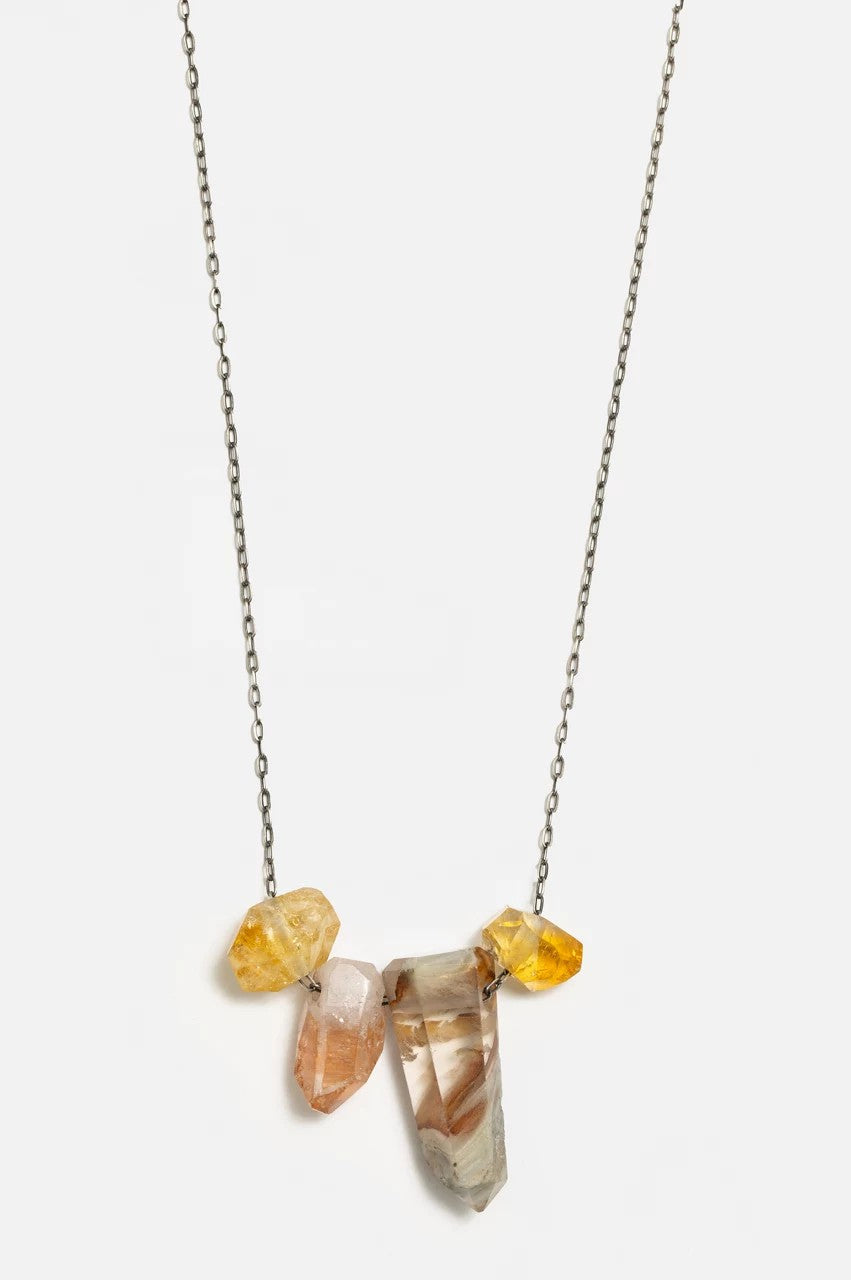 Johnny Was Women Joseph Brooks Quartz And Citrine Necklace