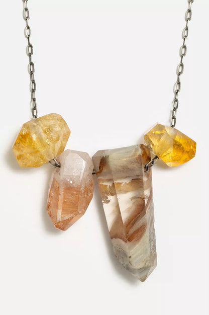 Johnny Was Women Joseph Brooks Quartz And Citrine Necklace
