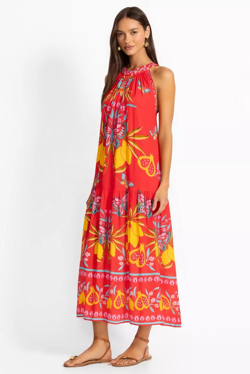 Johnny Was Women RUTHIE TEA LENGTH DRESS