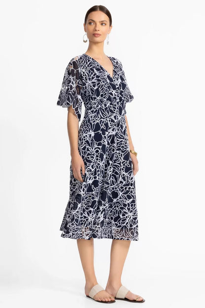 Johnny Was Women EYELET BLOOM DRESS