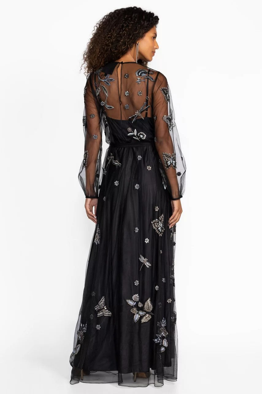Johnny Was Women SPELLBOUND BLACK DRESS