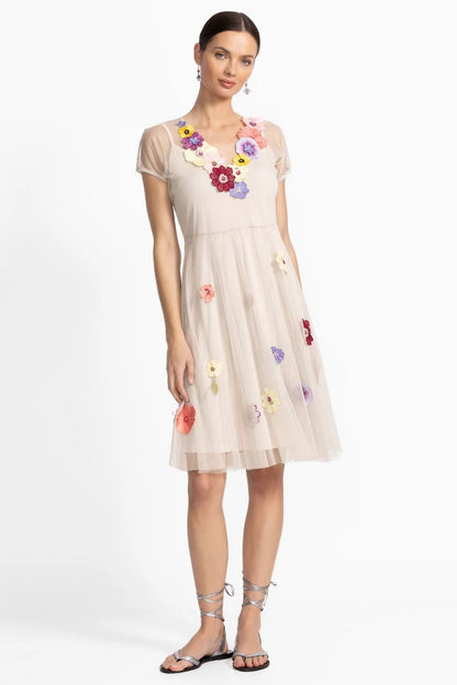 Johnny Was Women MARSHA DOT MESH DRESS