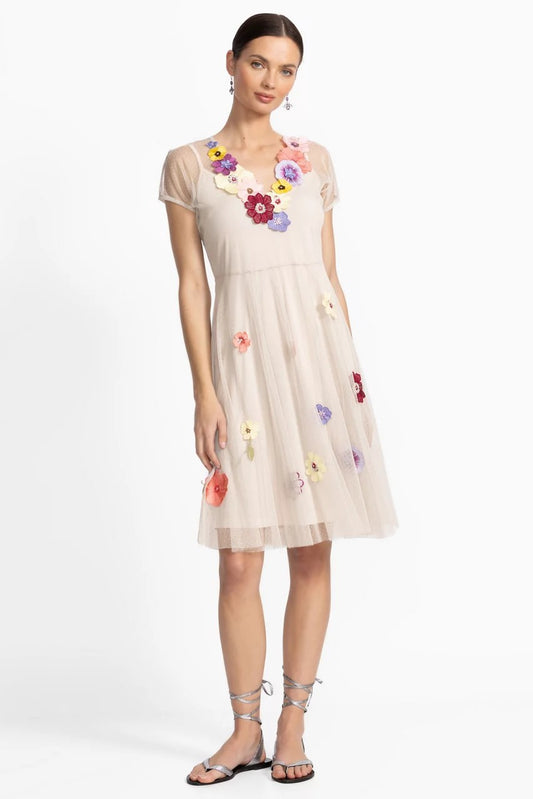 Johnny Was Women MARSHA DOT MESH DRESS