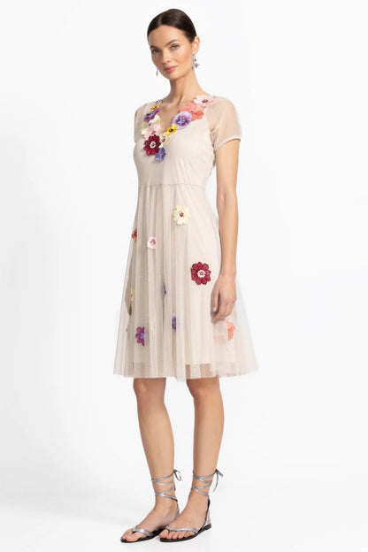 Johnny Was Women MARSHA DOT MESH DRESS