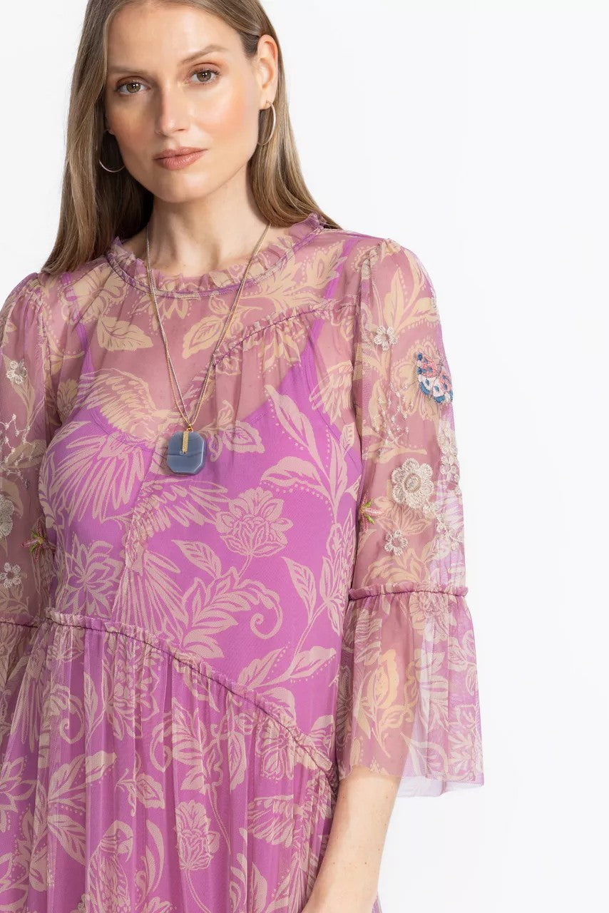 Johnny Was Women MAZZY ARCHING RUFFLES DRESS