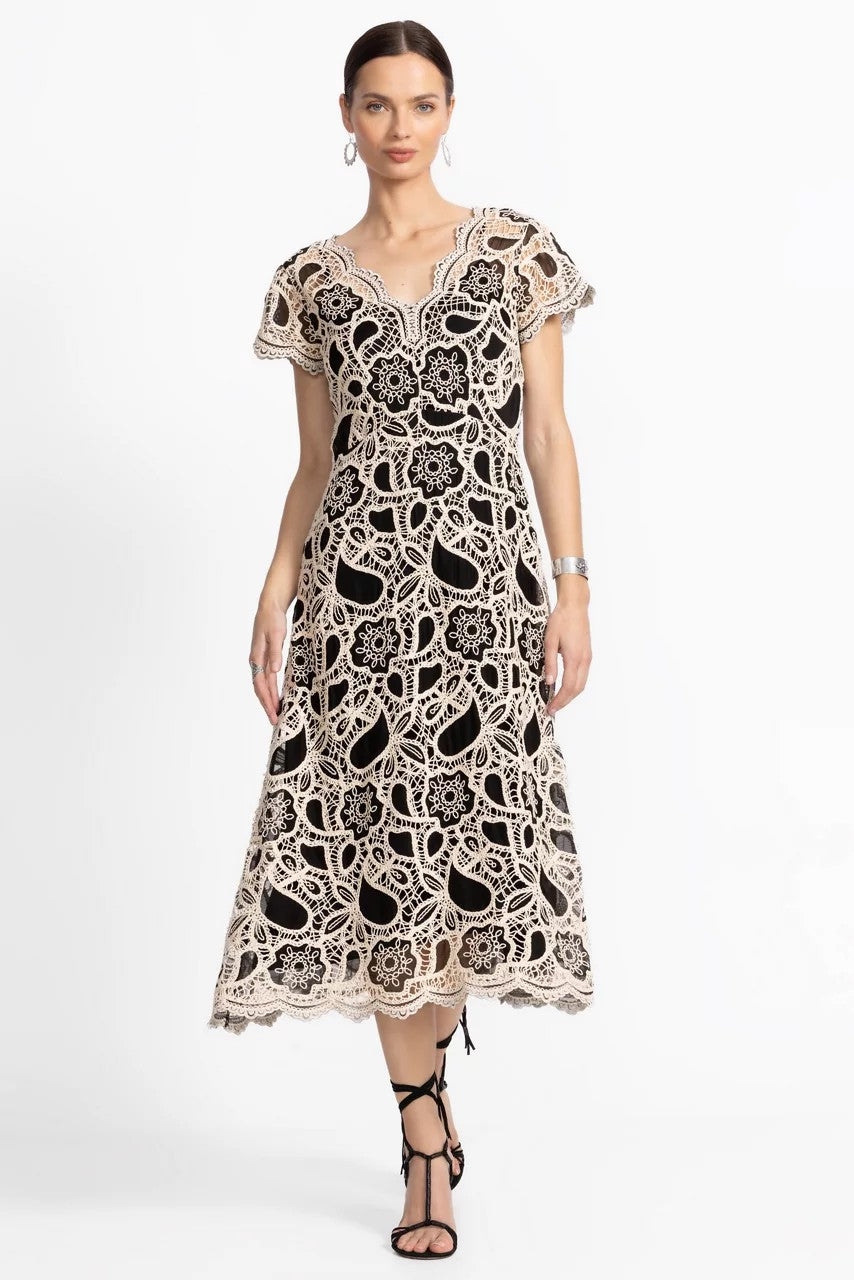 Johnny Was Women ADALINE SCALLOPED DRESS
