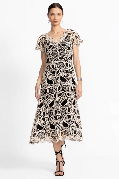 Johnny Was Women ADALINE SCALLOPED DRESS