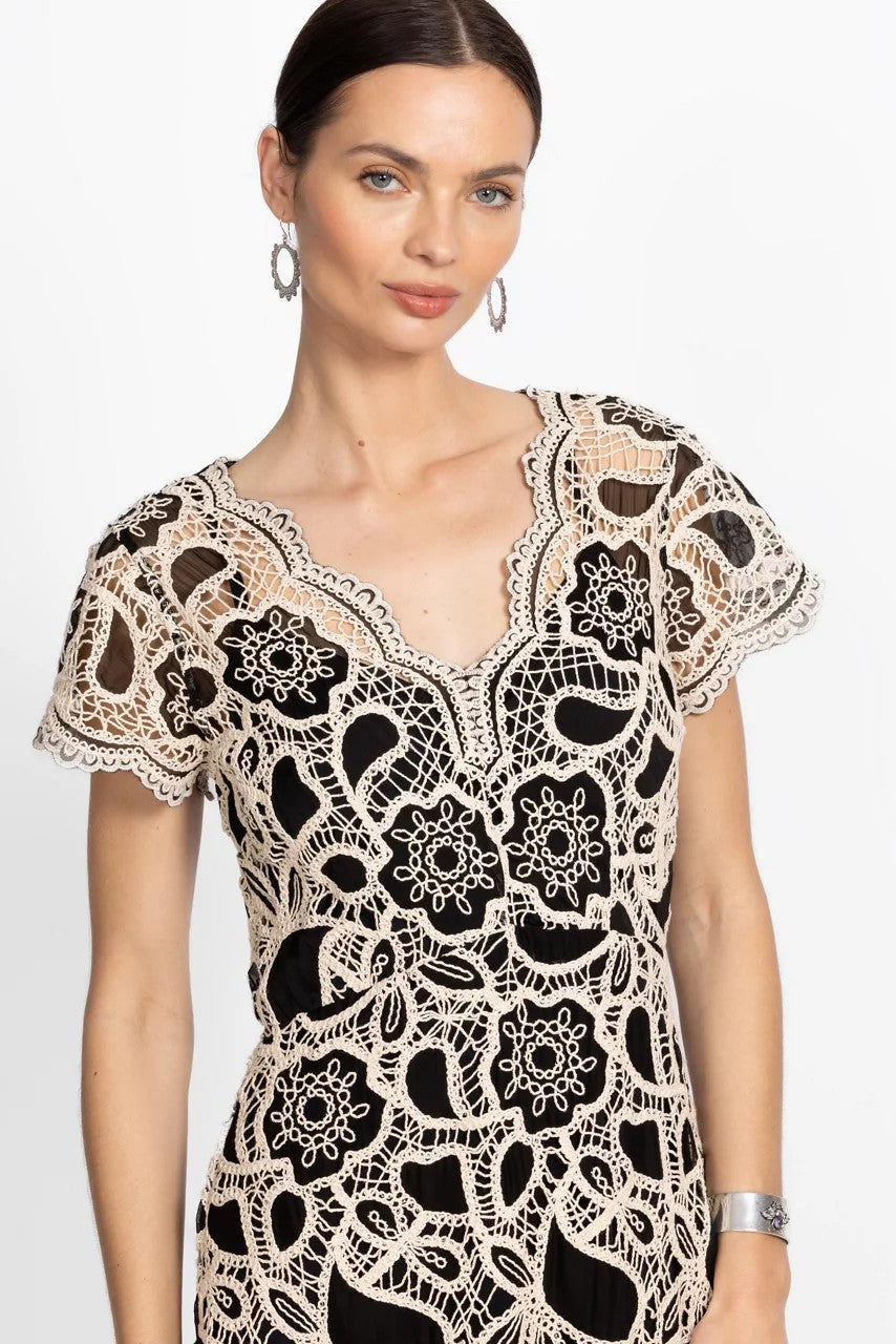 Johnny Was Women ADALINE SCALLOPED DRESS