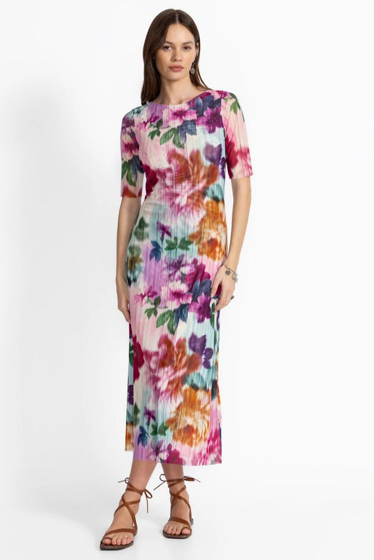 Johnny Was Women ASTRID MESH MIDI DRESS
