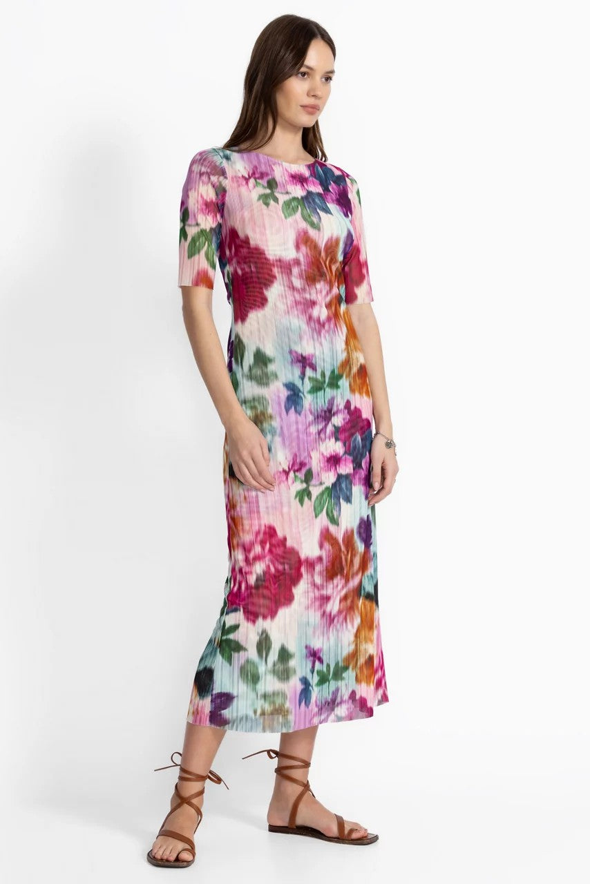 Johnny Was Women ASTRID MESH MIDI DRESS