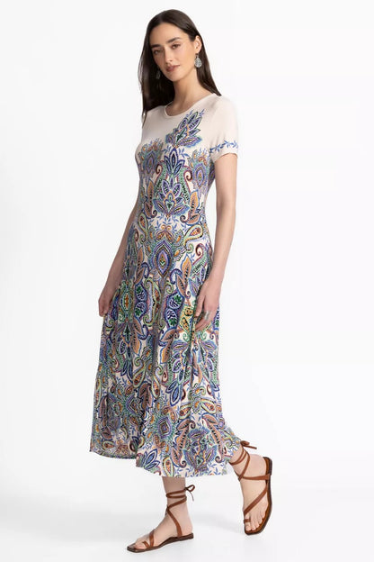 Johnny Was Women THE JANIE FAVORITE CAP SLEEVE DRESS