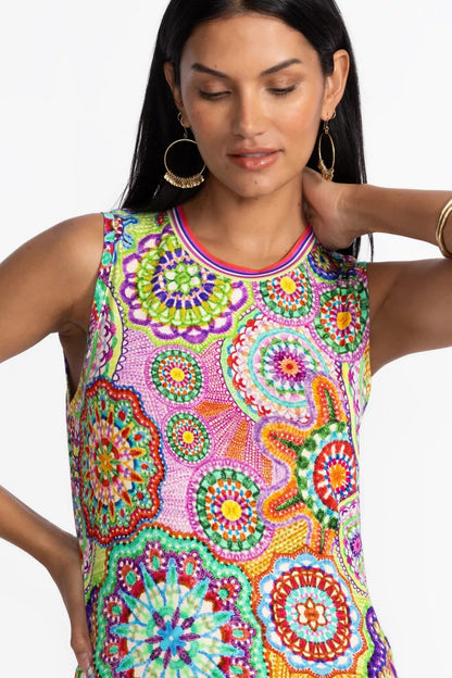 Johnny Was Women THE JANIE FAVORITE CREW NECK TANK DRESS