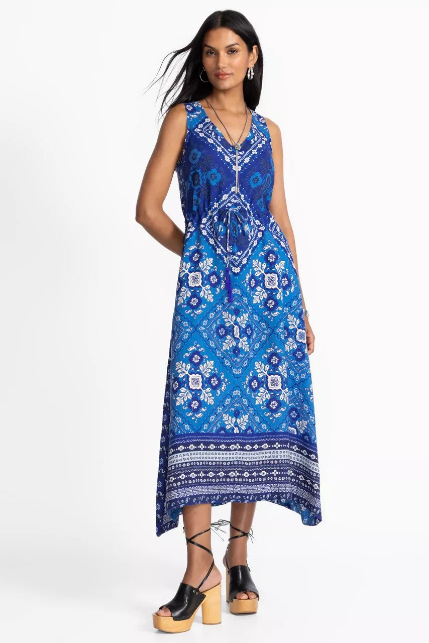 Johnny Was Women DRAWSTRING TANK DRESS