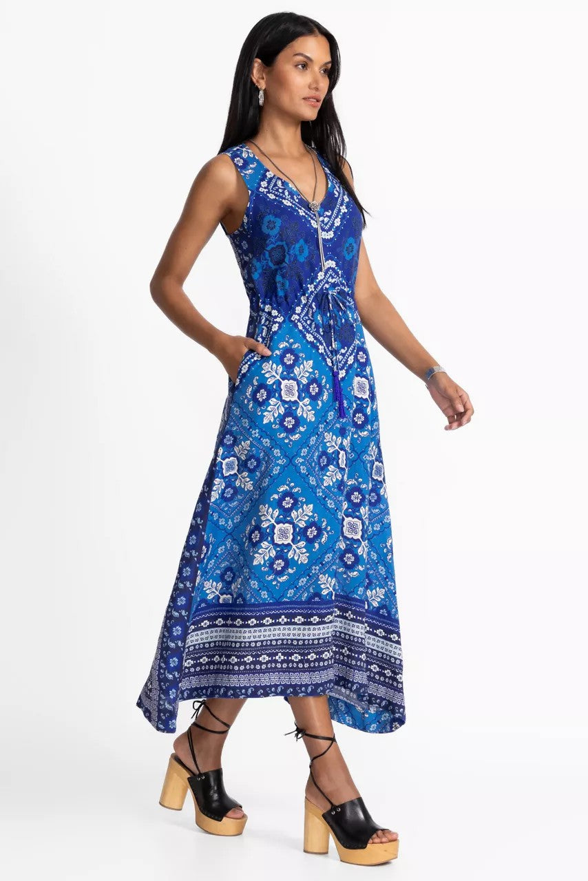 Johnny Was Women DRAWSTRING TANK DRESS