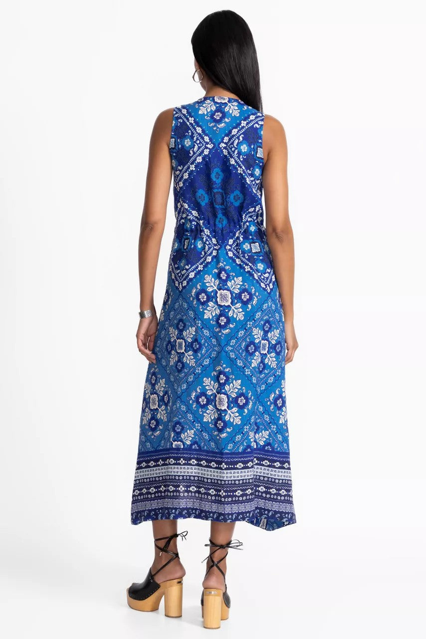 Johnny Was Women DRAWSTRING TANK DRESS