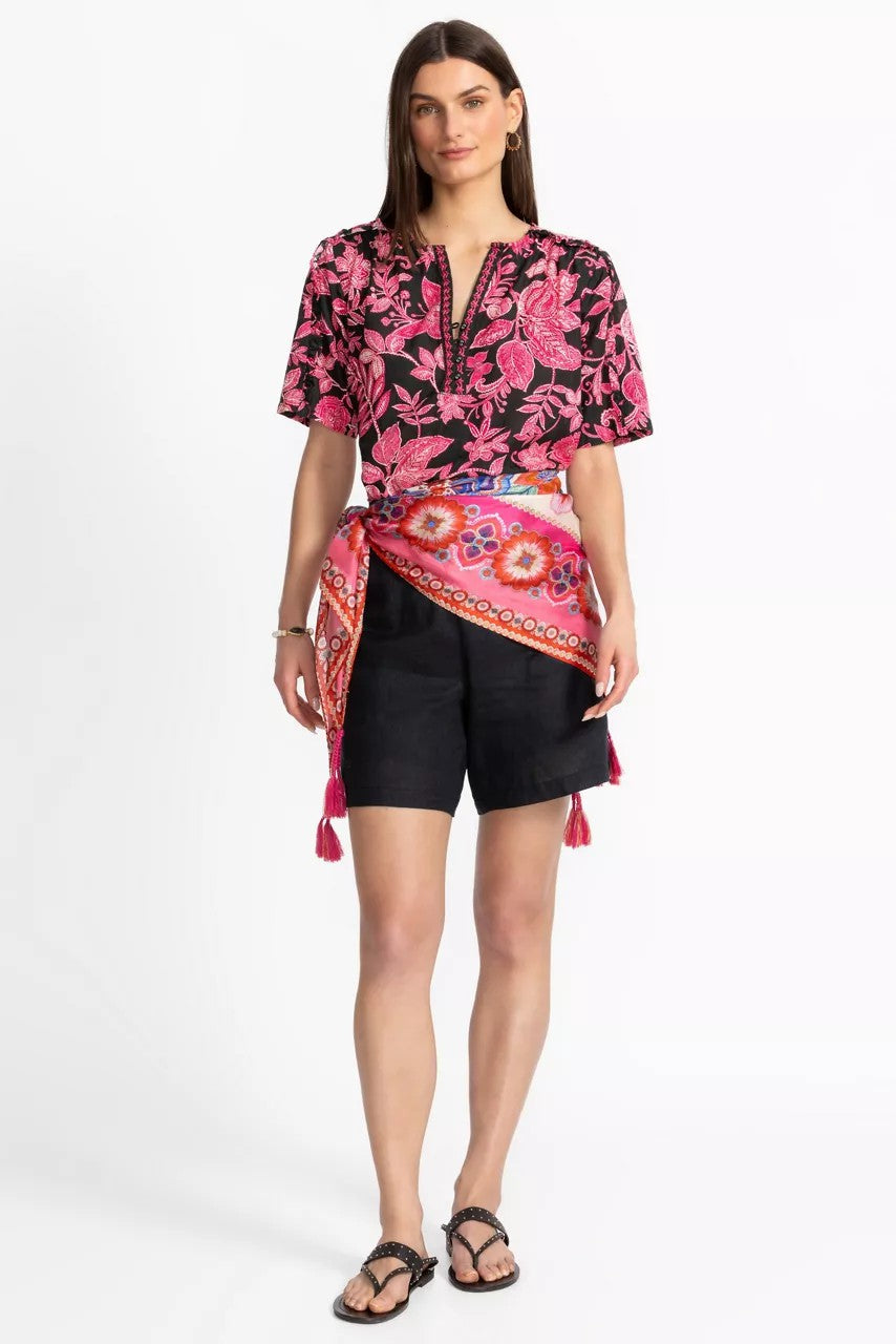 Johnny Was Women RUFFLE SEAM TOP
