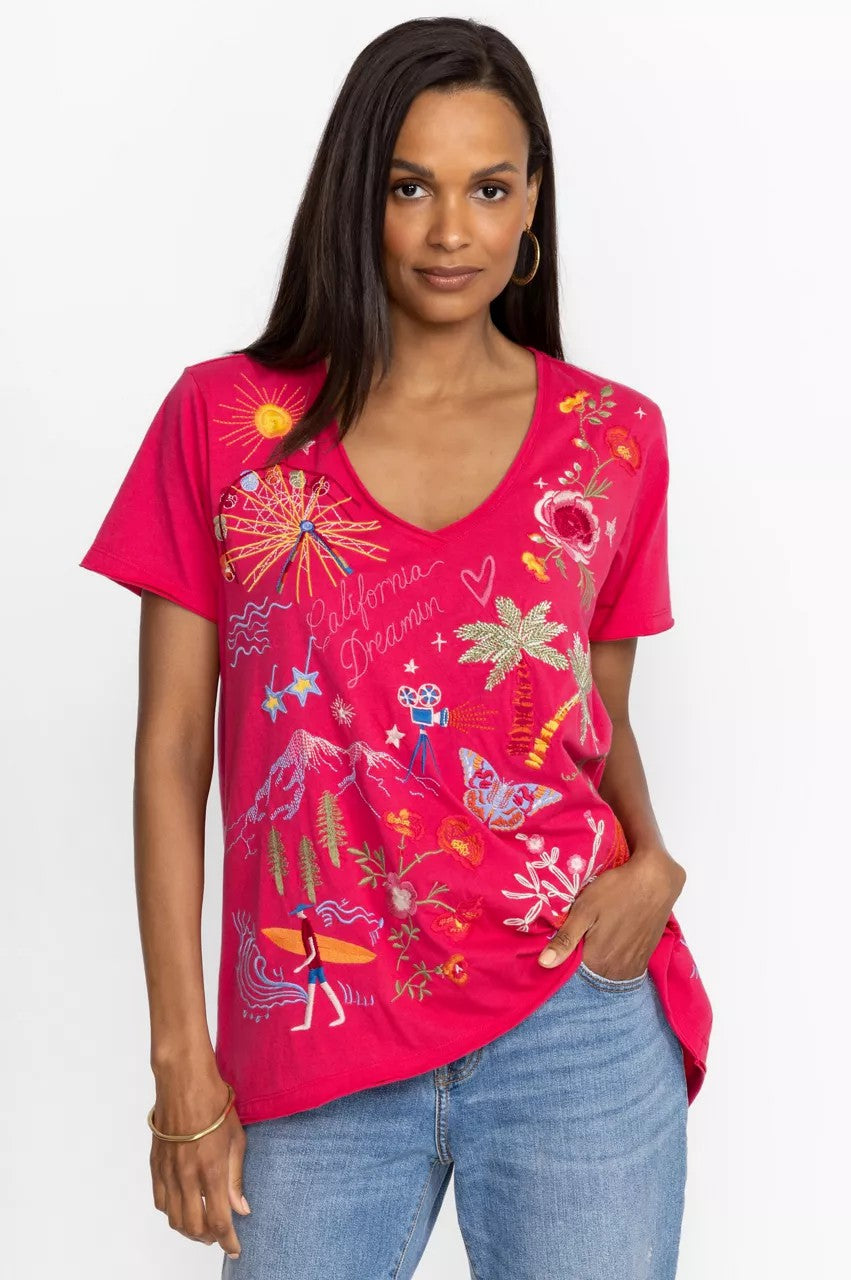 Johnny Was Women CALIFORNIA EVERYDAY TEE
