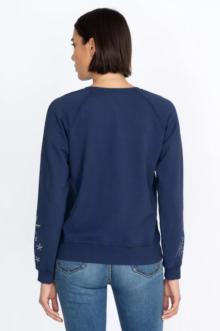 Johnny Was Women Hawaii Raglan Sweatshirt