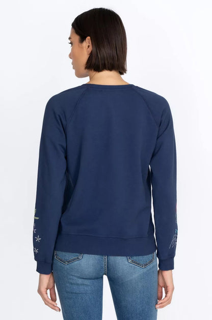 Johnny Was Women Hawaii Raglan Sweatshirt