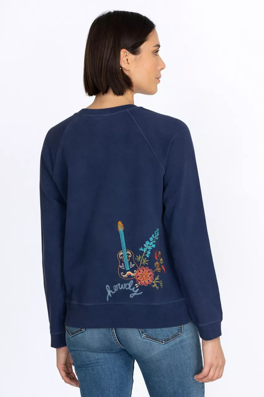 Johnny Was Women Texas Raglan Sweatshirt