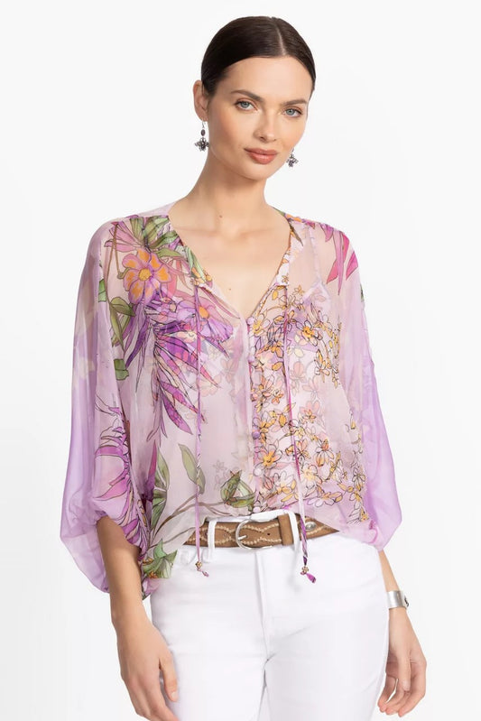 Johnny Was Women HARLYN BUTTON FRONT BLOUSE