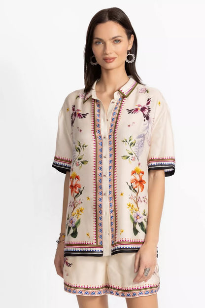 Johnny Was Women OPHELIA CAMP SHIRT