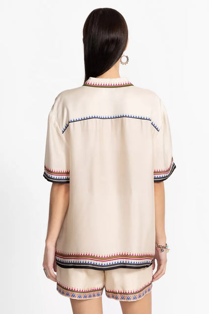 Johnny Was Women OPHELIA CAMP SHIRT