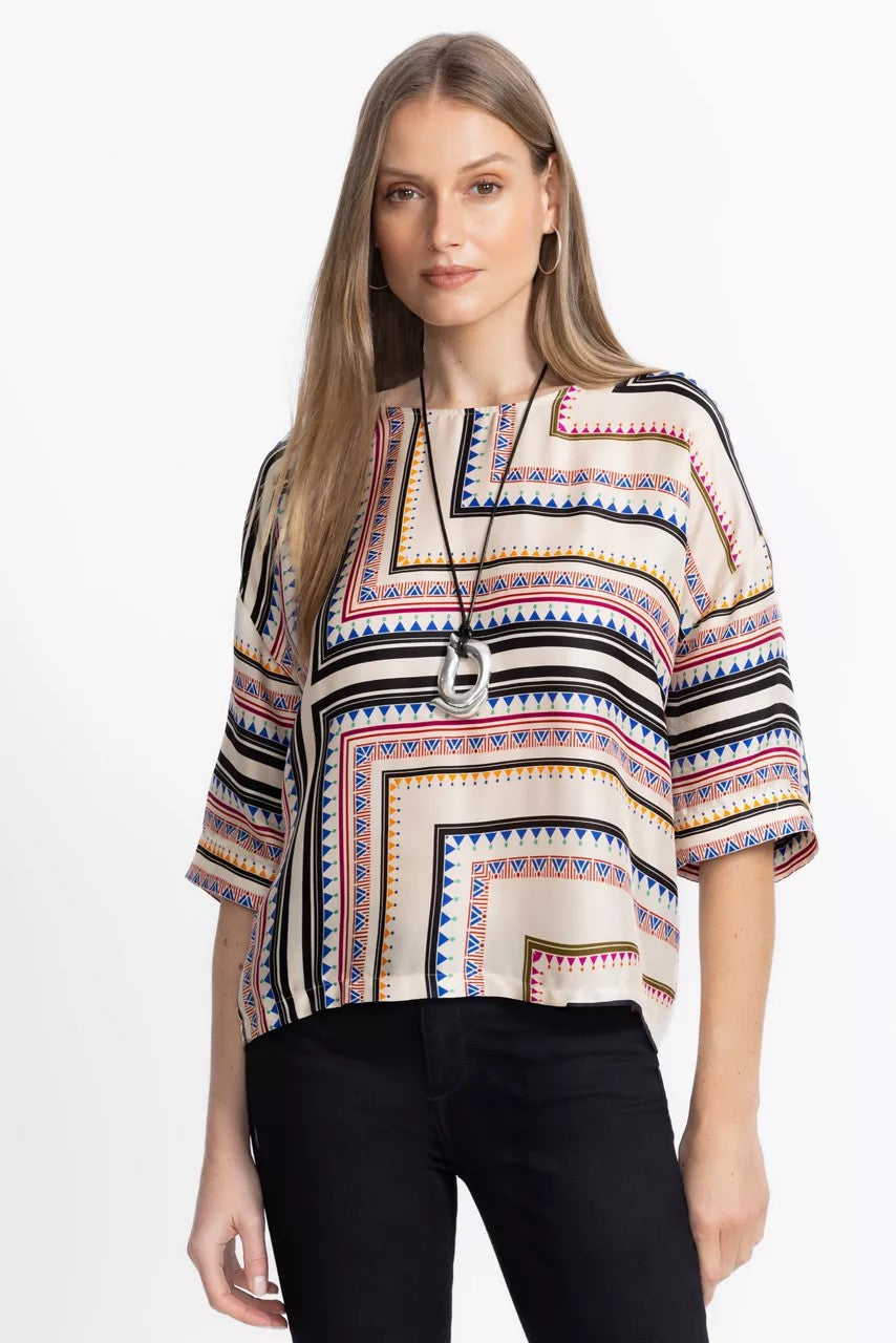 Johnny Was Women ARDEN OVERSIZED BLOUSE