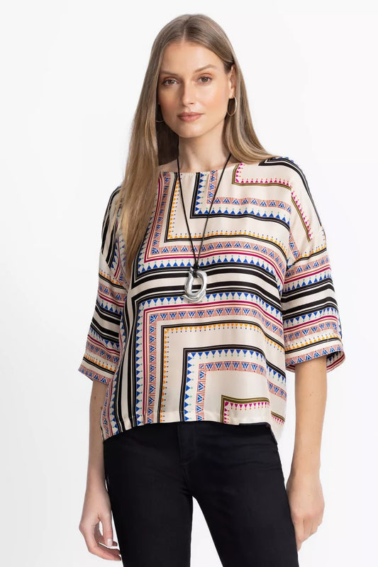 Johnny Was Women ARDEN OVERSIZED BLOUSE