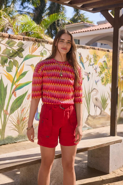 Johnny Was Women ARDEN OVERSIZED BLOUSE