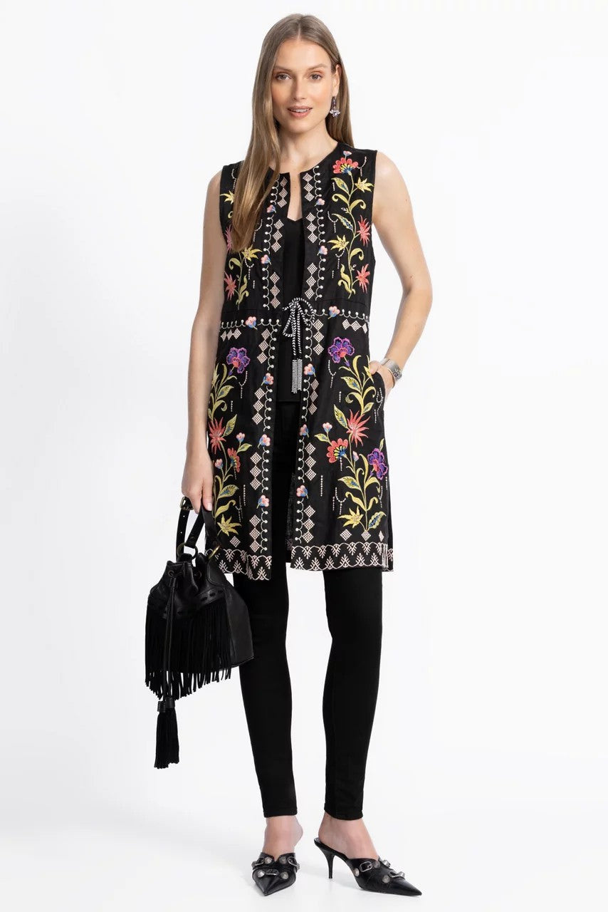 Johnny Was Women LINEN VEST