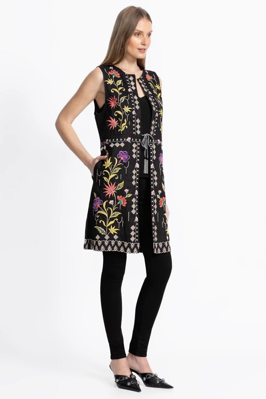 Johnny Was Women LINEN VEST