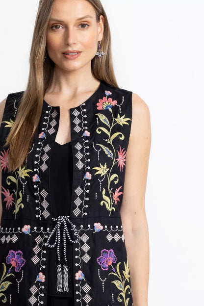 Johnny Was Women LINEN VEST
