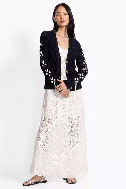 Johnny Was Women THE ANESSA BOW CARDIGAN