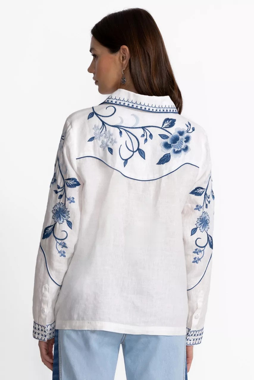 Johnny Was Women WESTERN LINEN JACKET