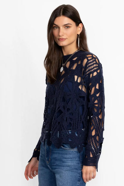 Johnny Was Women THE CROCHET PULLOVER