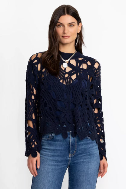 Johnny Was Women THE CROCHET PULLOVER